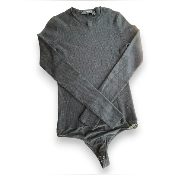 Theory wool-blend sweater bodysuit - Picture 2 of 2
